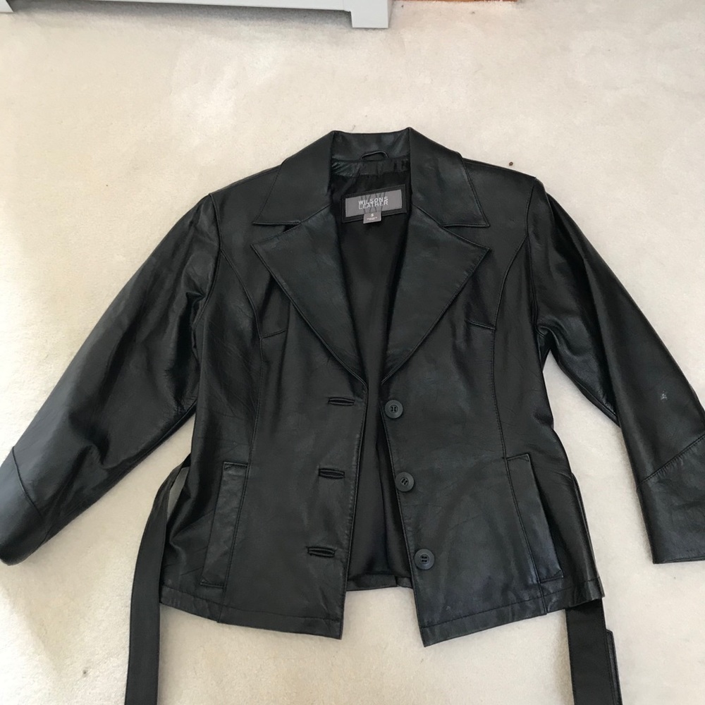 Leather jacket